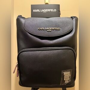 Karl Lagerfeld Black Men's Backpack NWT $469 Large for just $116 Final
